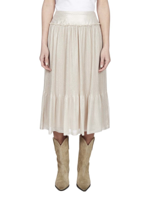 See By Chloé Pleated Midi Skirt