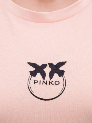 Pinko Logo Printed T-shirt