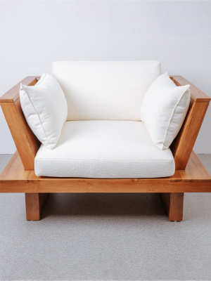 Zen Teak Platform Chair