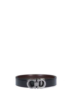 Salvatore Ferragamo Gancini Reversible Belt