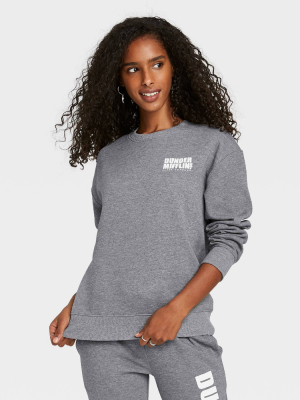 Women's The Office Dunder Mifflin Hooded Graphic Sweatshirt - Gray