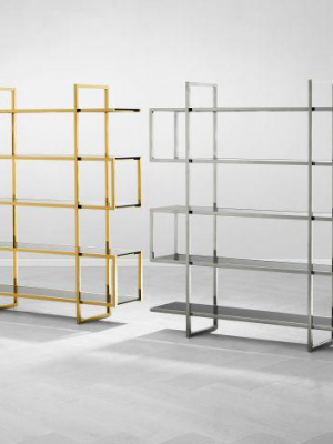 Eichholtz Soto Bookcase - Gold & Black