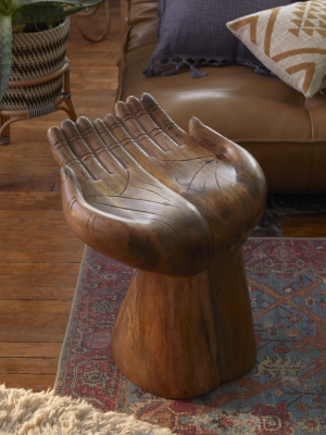 Open Hands Stool