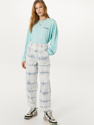 Bdg Erin Blue Tie-dye Cocoon Jean