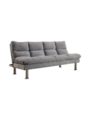 Kelvord Upton Futon Sofa Casual Gray - Mibasics