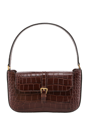 By Far Miranda Embossed Shoulder Bag