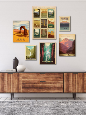 Americanflat - U.s. National Parks By Anderson Design Group Canvas Art Set