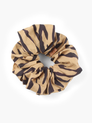 Scrunchie Cotton Tiger