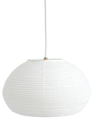 Washi Paper Pendant Lamp Shade - Half-round