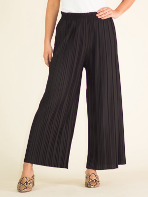 Pleated Wide Leg Pants