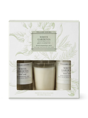 Williams Sonoma White Gardenia Guest Set