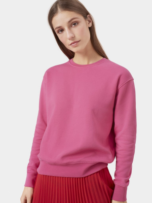 Women Classic Organic Crew - Bubblegum Pink