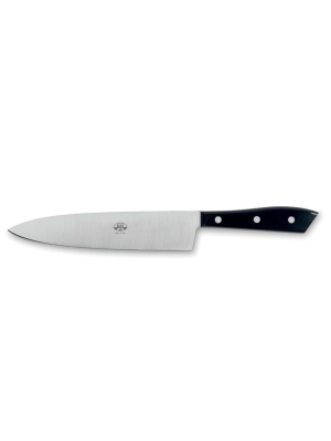 Compendio Polished Chef's Knife - Black Lucite