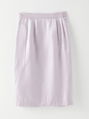 Vintage Shimmer Midi Skirt