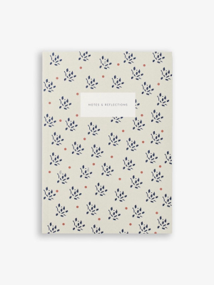 Sand Floral Notebook