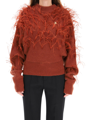 The Attico Feather Knit Jumper