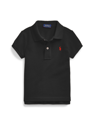 Cotton Mesh Polo Shirt