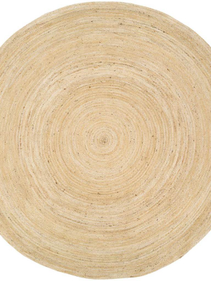 Brice Cream Round Rug