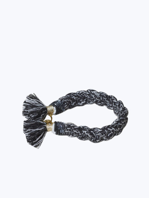 Black Multi Braided Terra Bracelet