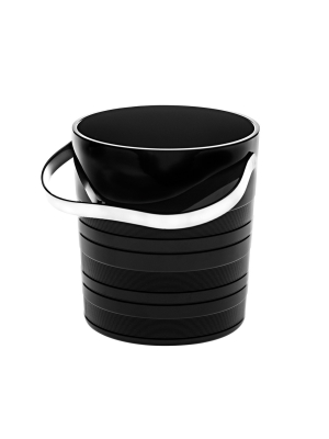 Vista Alegre Vinyl Ice Bucket In Black