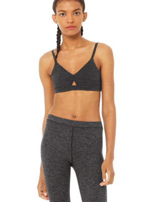 Alosoft Lounge Bra - Dark Heather Grey