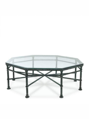 Eichholtz Biënnale Octagon Coffee Table - Green & Black