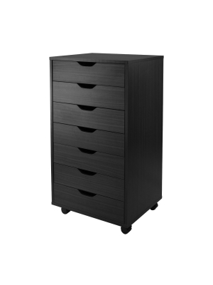 Halifax 7 Drawer Cabinet With Casters - Winsome