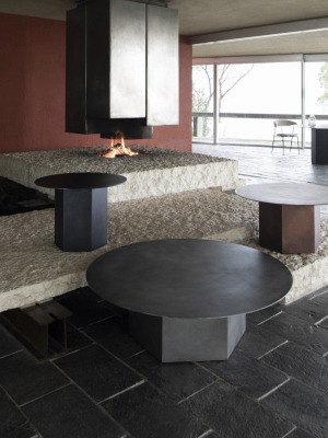 Epic Round Coffee Table: Steel