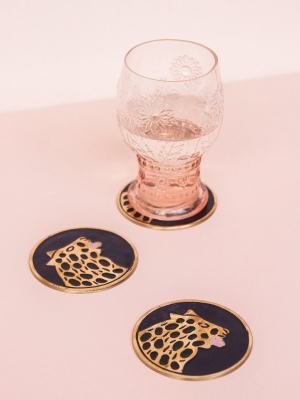 Cheetah Coaster Set Of 4