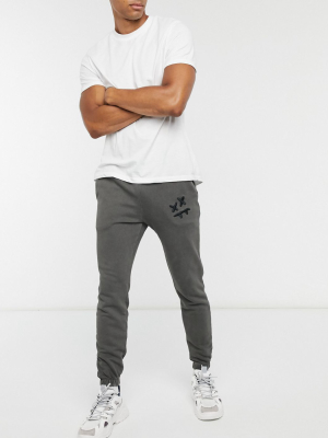 Siksilk X Steve Aoki Sweatpants In Gray