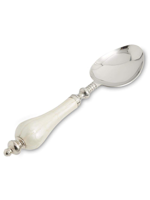 Julia Knight Peony Serving Spoon In Snow