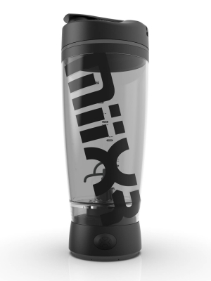 Promixx Miixr Electric Shaker Bottle - Black/gray - 20oz