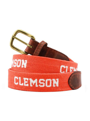 Clemson Needlepoint Belt