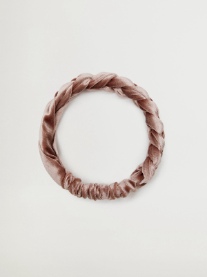 Velvet Braided Hairband