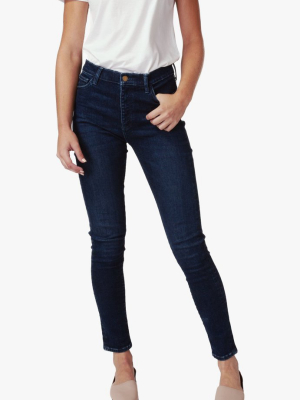 High Rise Skinny Jean In Dark Indigo