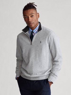 Luxury Jersey Quarter-zip Pullover