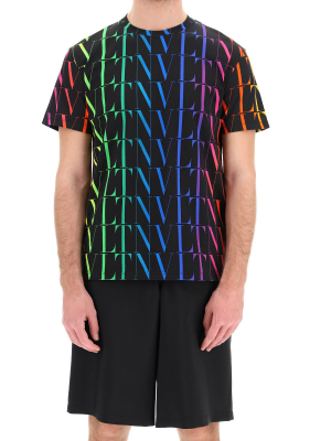 Valentino Vltn Times Printed T-shirt