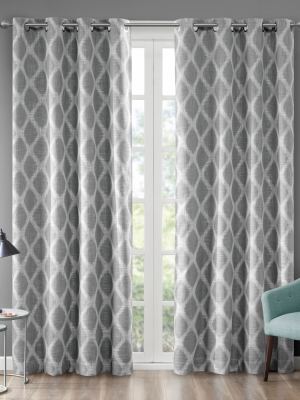 Etro Printed Ikat Blackout Curtain Panel