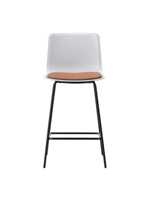Pato Bar/counter Stool - 4 Legs, Seat Upholstered