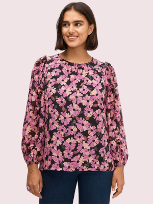 Floral Chiffon Blouse