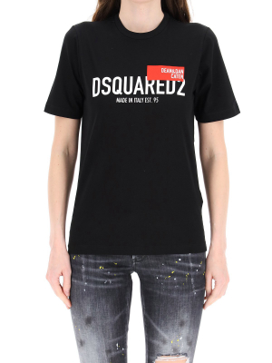 Dsquared2 Logo Print Crewneck T-shirt