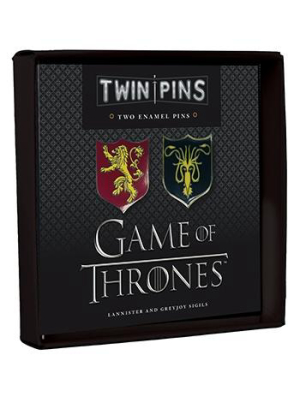 Game Of Thrones Twin Pins: Lannister And Greyjoy Sigils