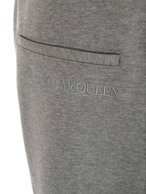 Alexander Mcqueen Logo Embroidered Jogging Pants