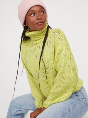 Chunky-knit Turtleneck Sweater