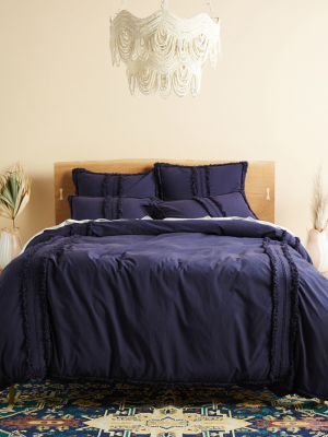 Fringed Mirabella Duvet Cover