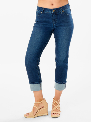 Westport Signature Girlfriend Jeans With Selvedge Cuff