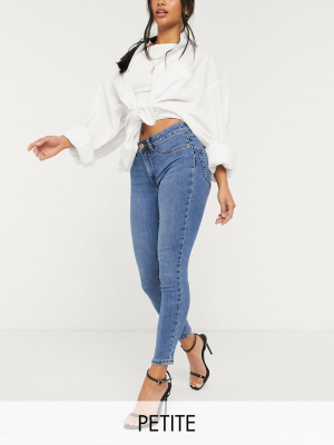 New Look Petite Skinny Jean In Blue