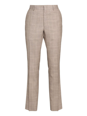 Fendi Checked Slim-fit Trousers