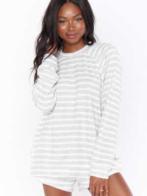 Sittin Around Set ~ Snuggle Stripe Knit