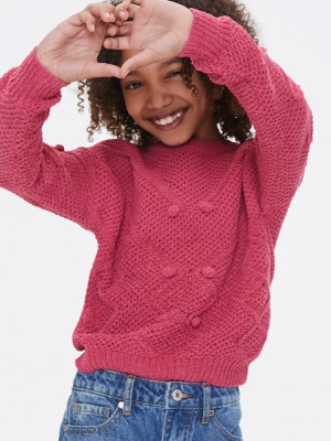 Girls Pom Pom Sweater (kids)